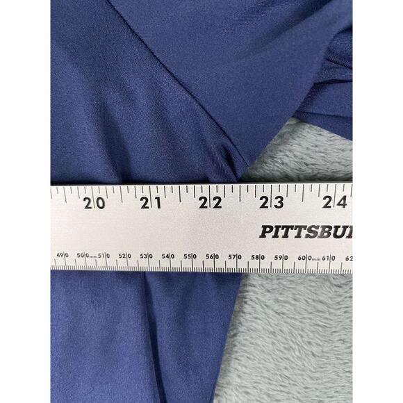 Nike Swim Men's Navy Blue Dri-Fit UPF 40+ Short Sleeve Shirt Size Large - Picture 10 of 11